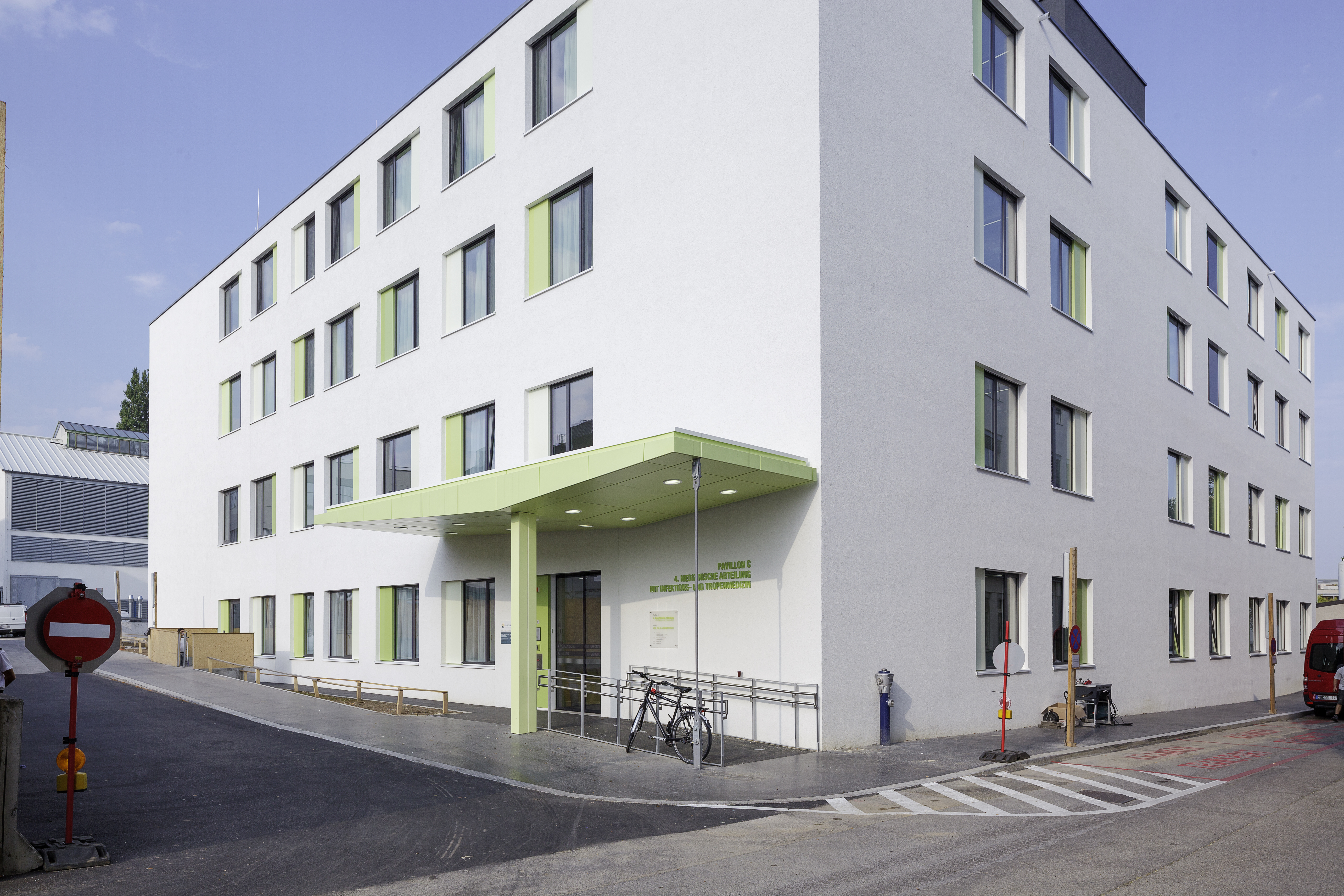 Provisorische Modulgebäude, Kaiser-Franz-Josef-Spital, Wien