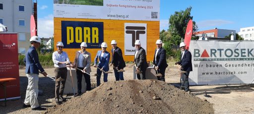 Spatenstich Maximilianstraße 639, St. Pölten  (23. Juni 2021)