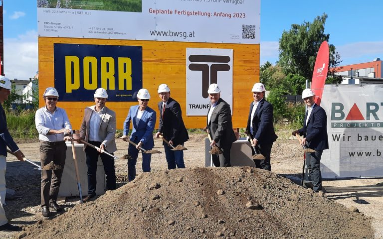 Spatenstich Maximilianstraße 639, St. Pölten  (23. Juni 2021)